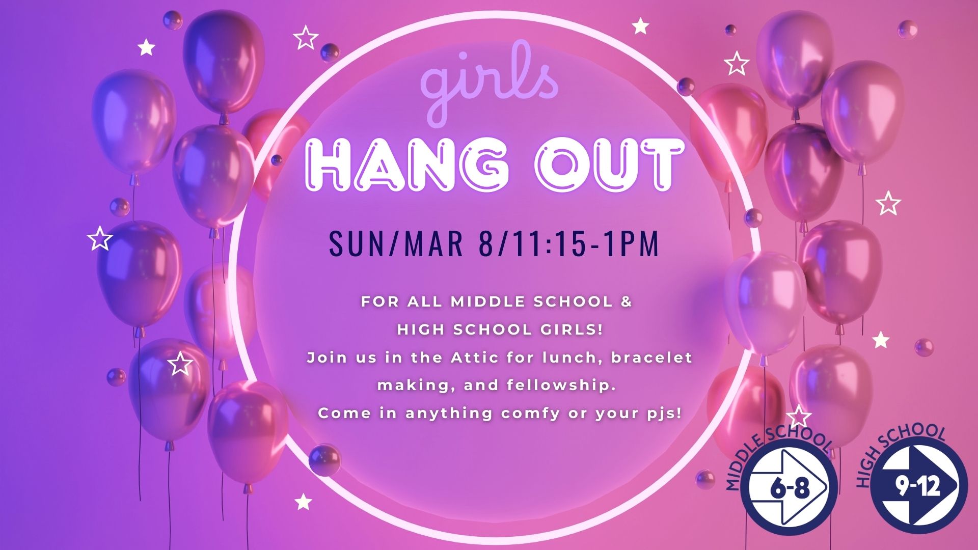 MS/HS Girls Fun Afternoon logo