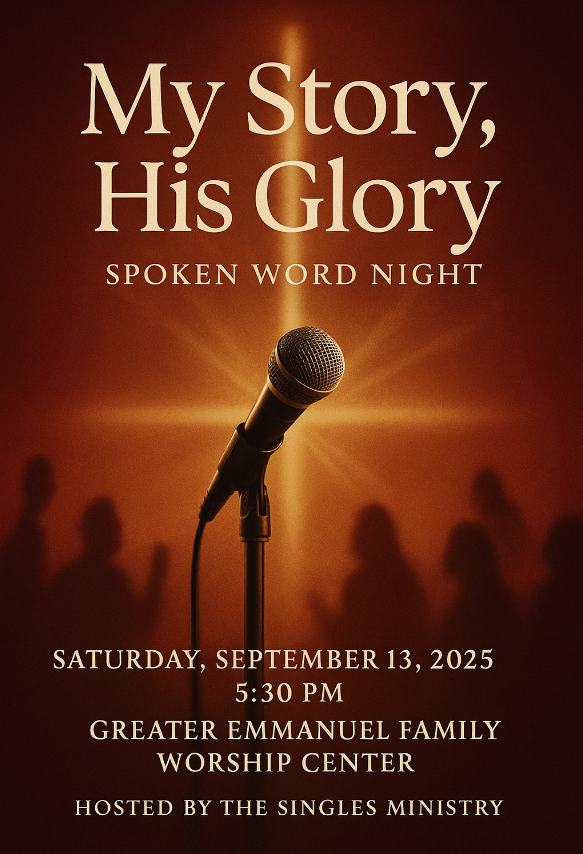 Spoken Word Night - Singles Ministry logo