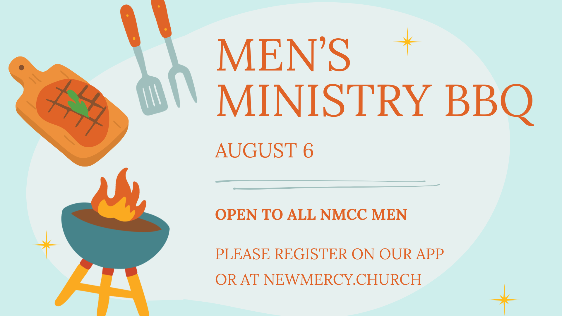Men's Ministry BBQ (08/06) logo