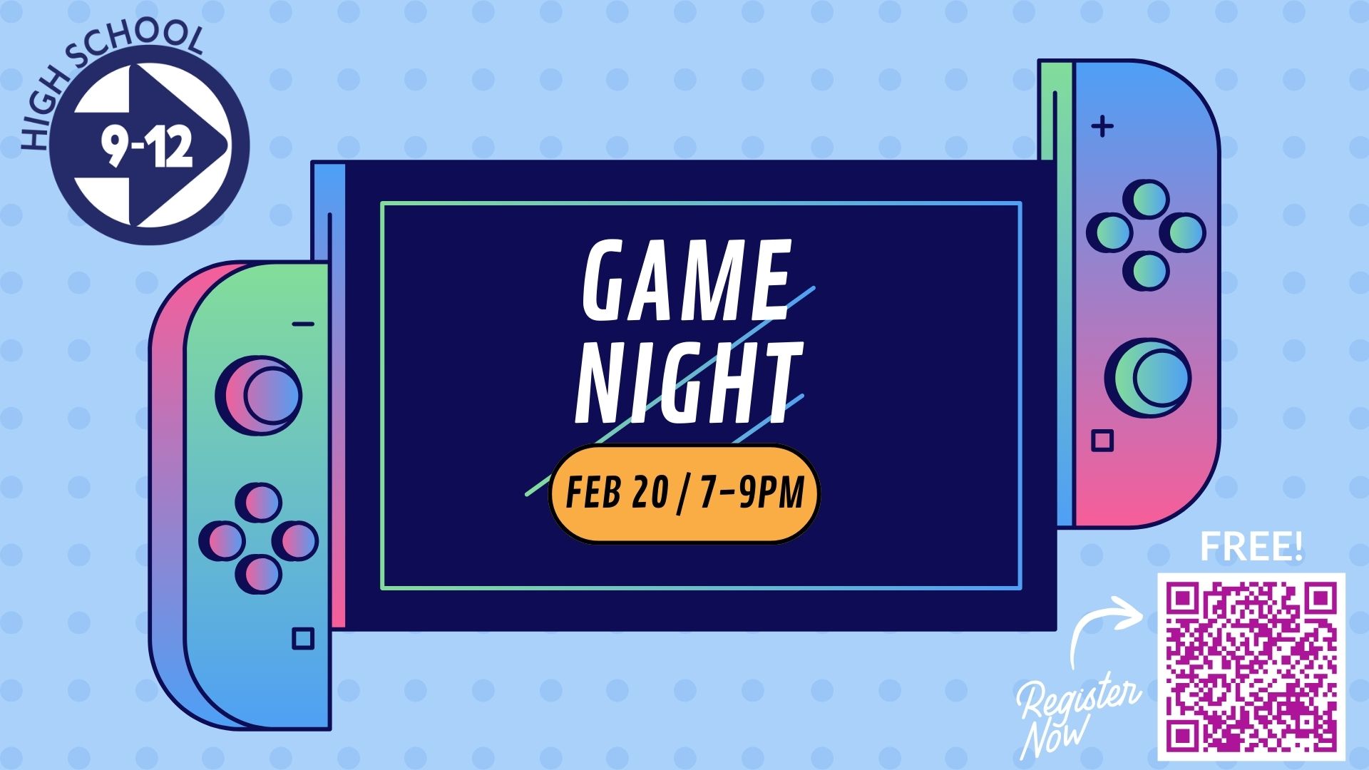 HS Game Night logo