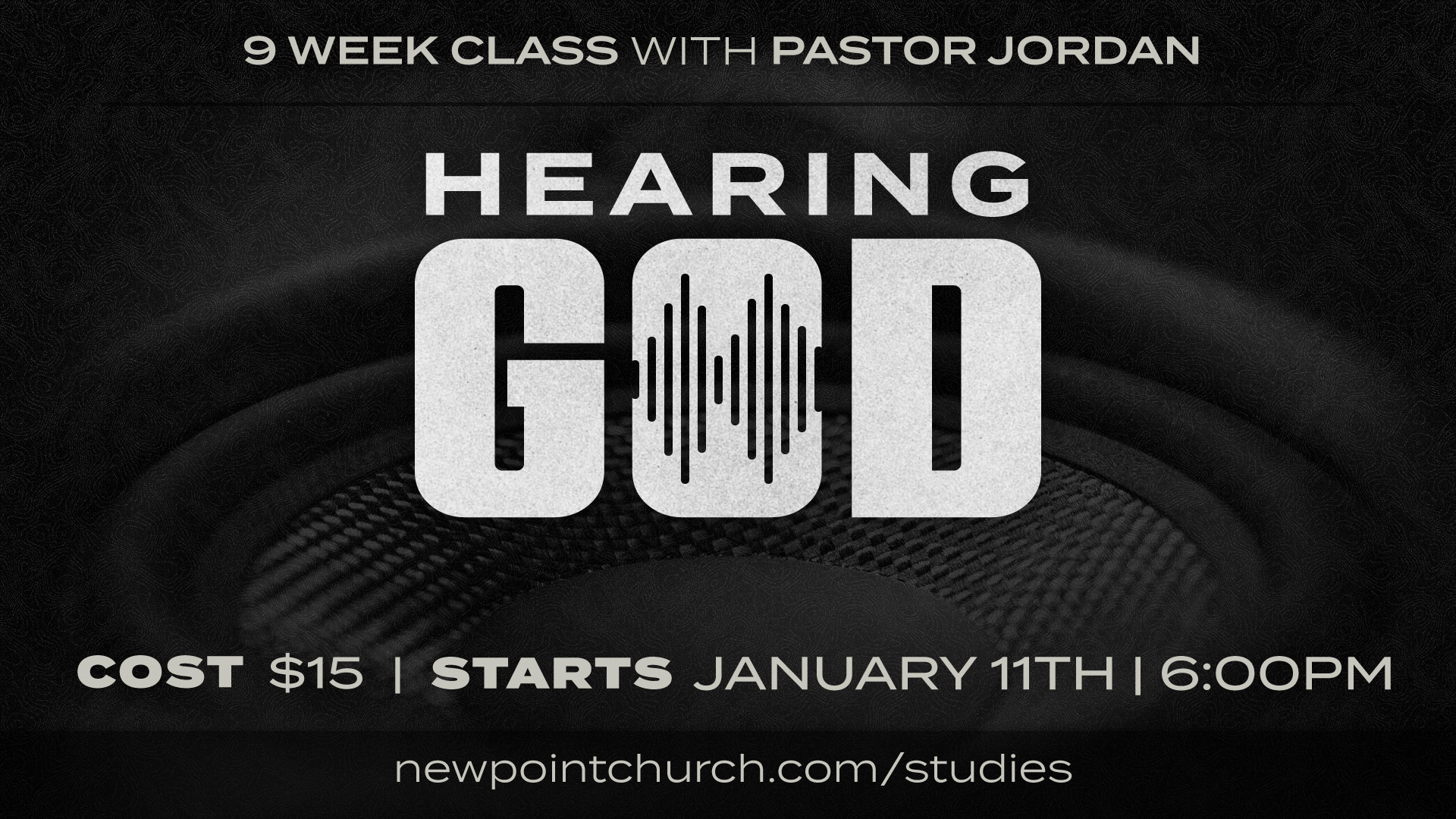 Adult Bible Study- Hearing God logo