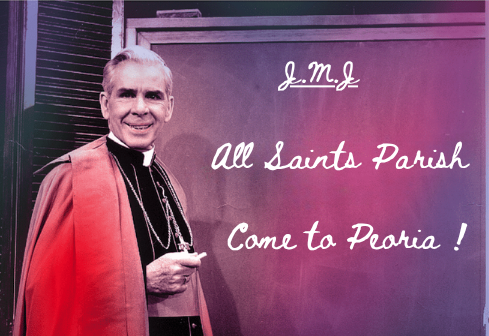 Parish Pilgrimage - Fulton Sheen logo