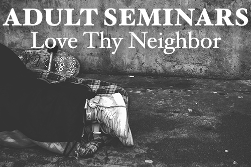 Love Thy Neighbor: A Christian Response to Seattle's Homeless Crisis logo