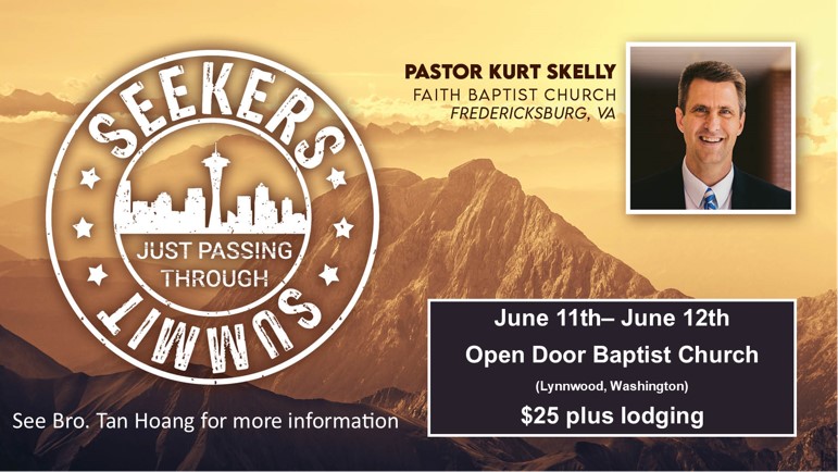 Seekers Summit 2021 at Open Door Baptist Church, Lynnwood WA logo