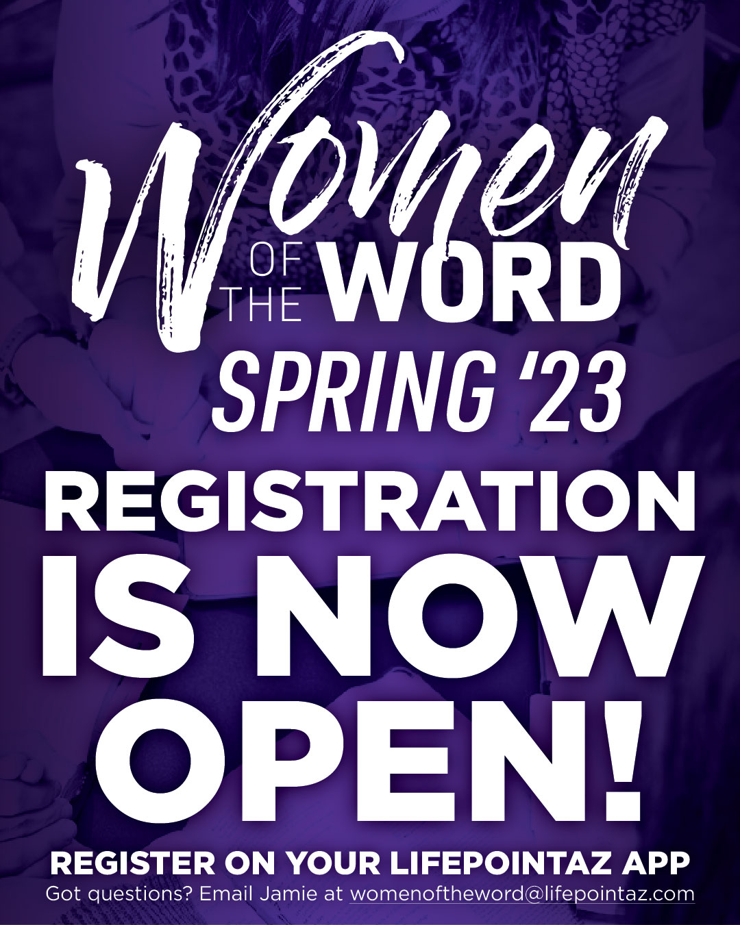 Women of the Word Spring Semester 2023 logo