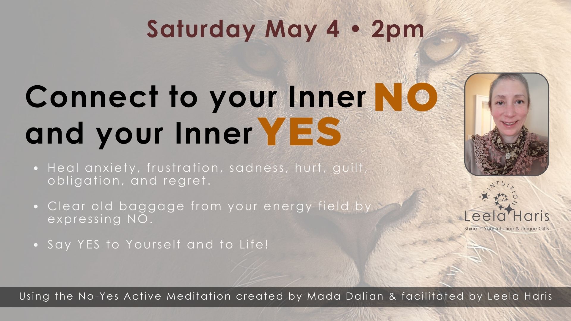 Connect to Your Inner Yes/No May 4 logo
