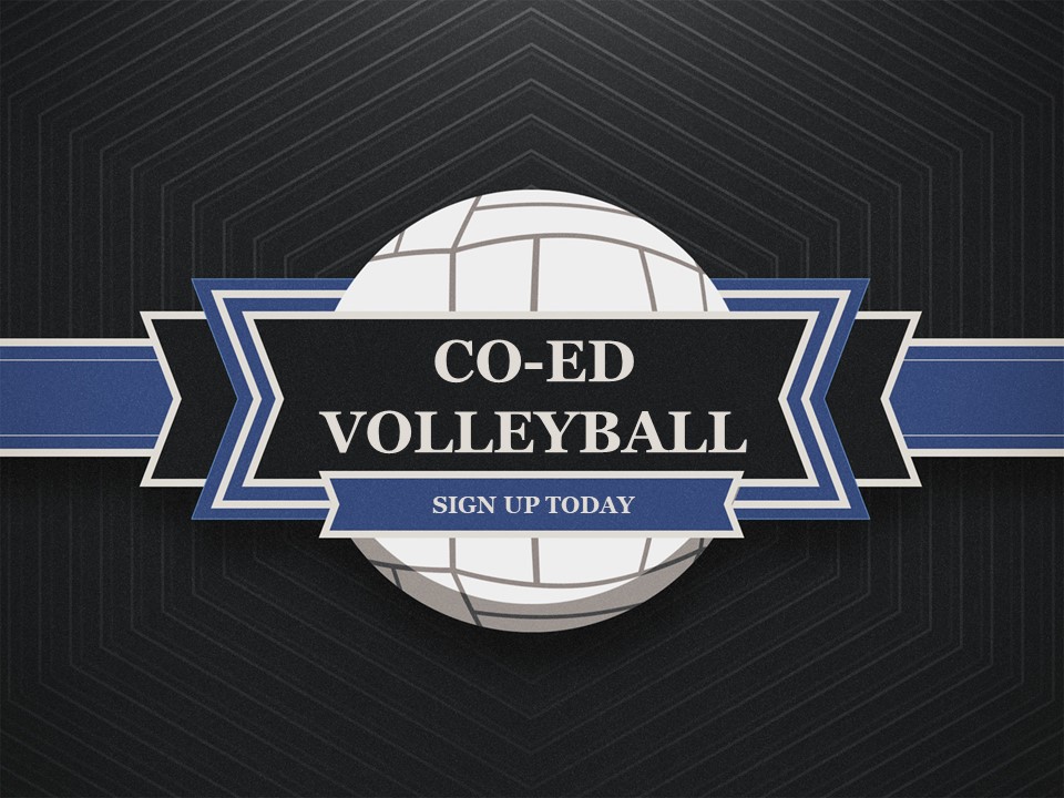 CCRA Co-Ed Volleyball logo