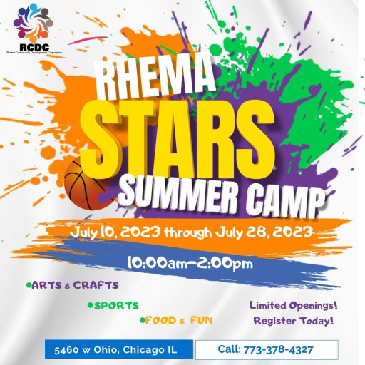 Rhema Stars Summer Camp logo