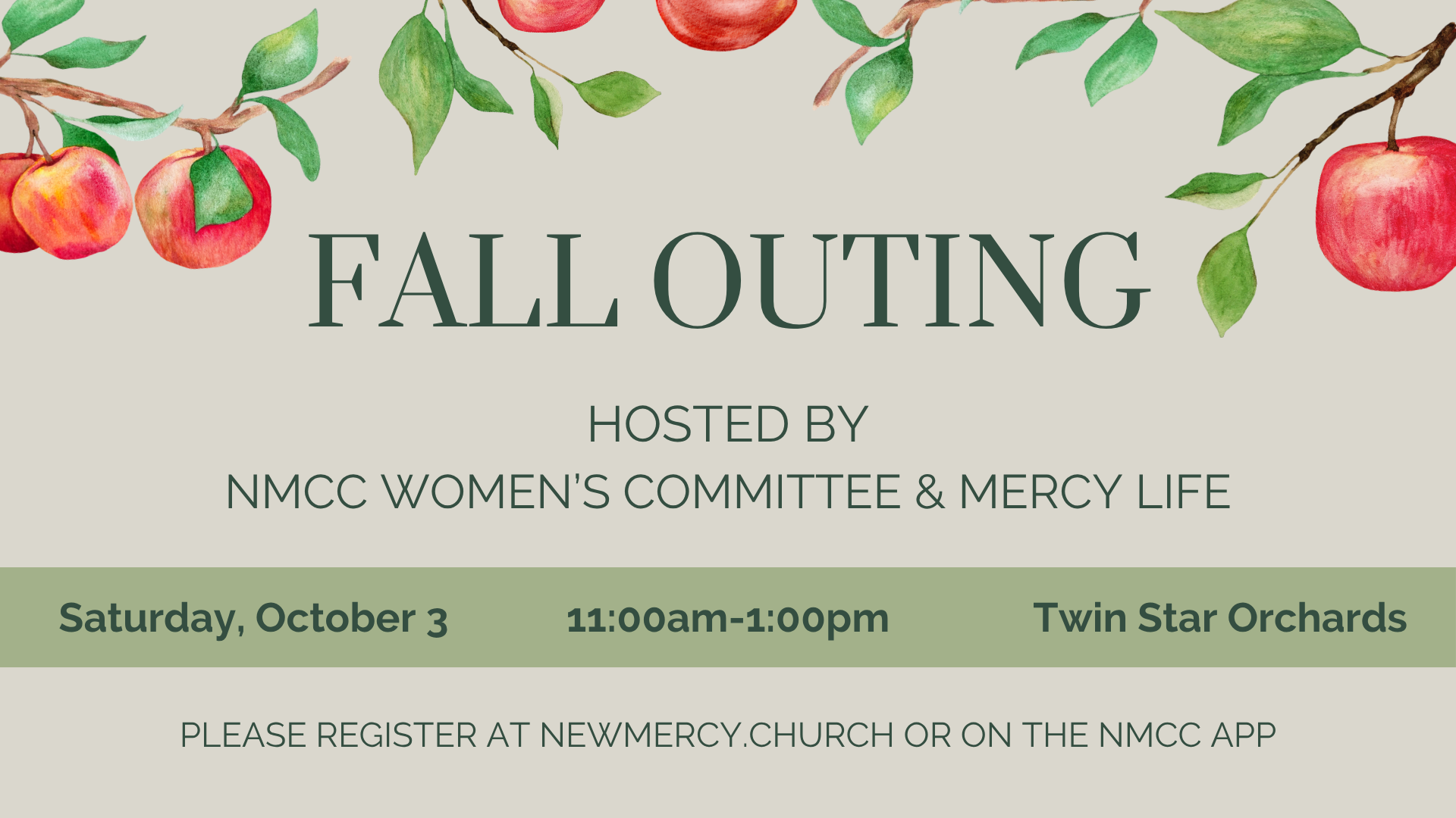 Women's Ministry & Mercy Life Fall Outing logo