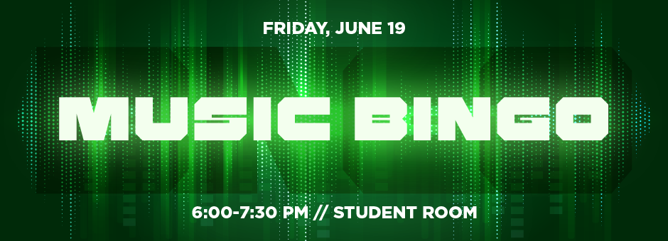 Music Bingo June 2026 logo