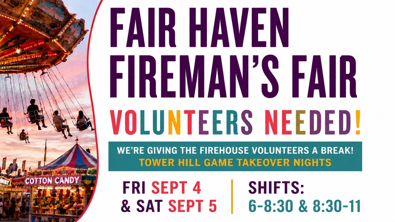 FAIR HAVEN FIREMAN’S FAIR Volunteer 2026 logo