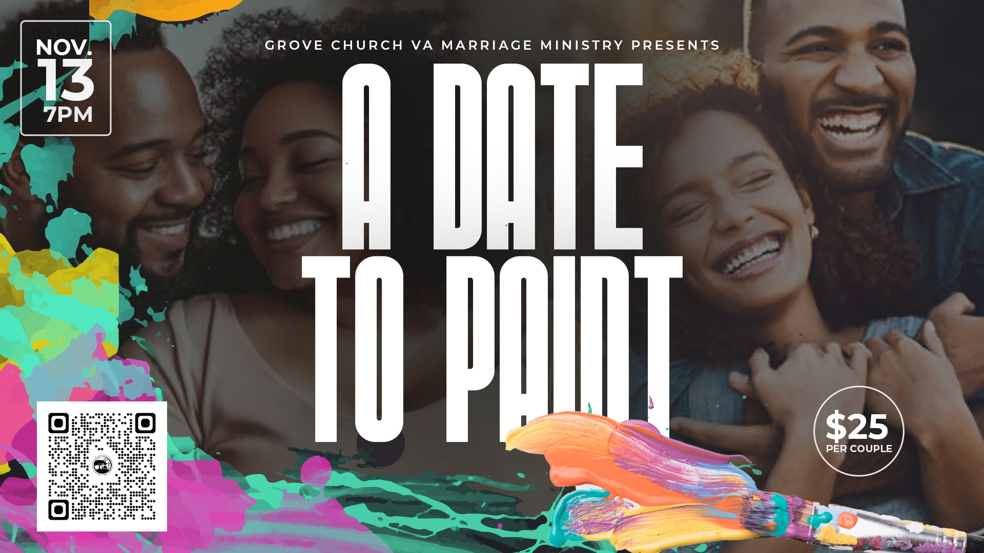 A Date To Paint logo