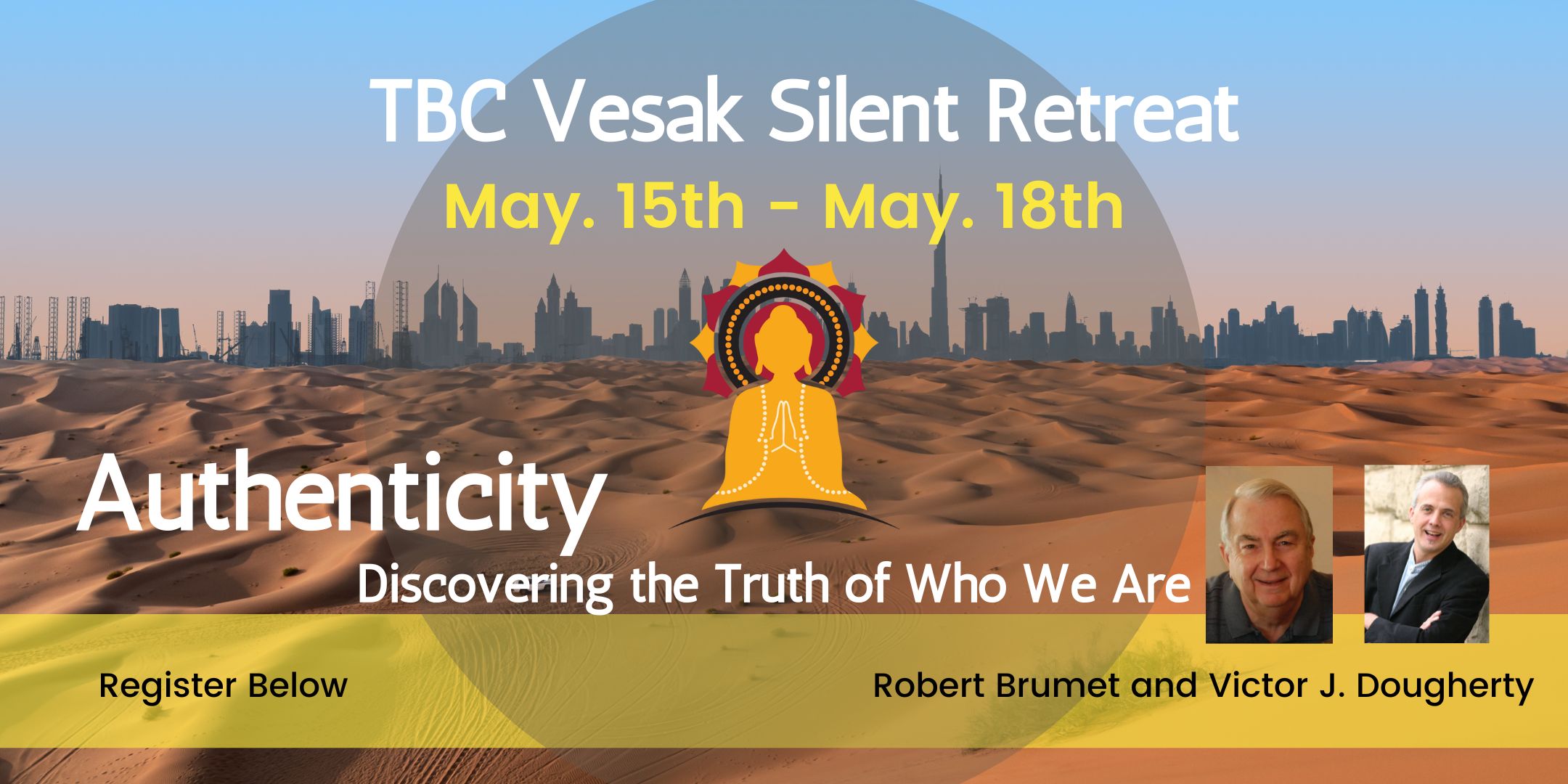 TBC Vesak Silent Retreat - Authenticity, Discovering the truth of who we are logo