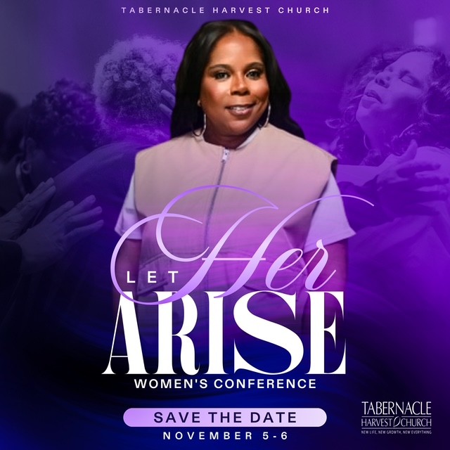 "Let HER Arise" Women's Conference 2026 logo