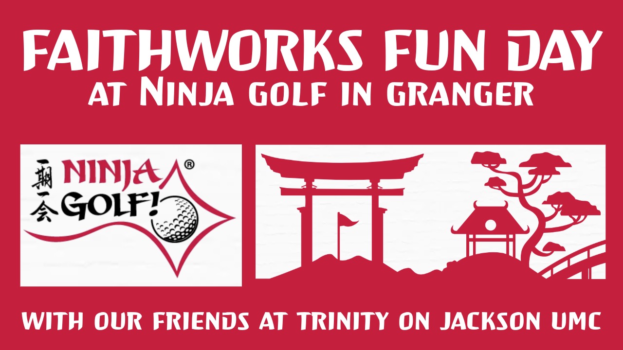 FAITHWORKS FUN DAY AT NINJA GOLF logo
