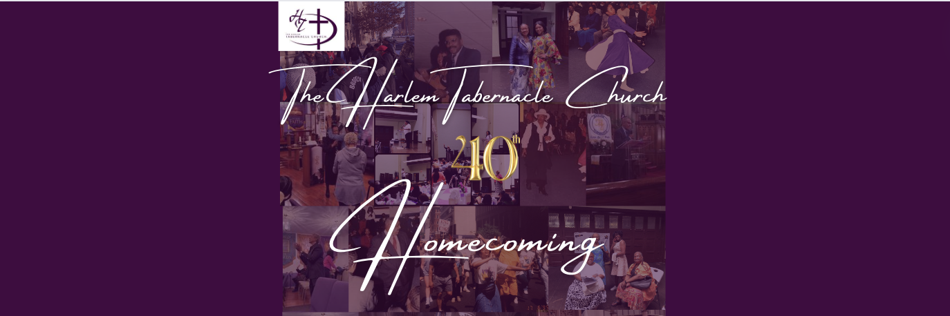Harlem Tabernacle Church 40th Homecoming logo