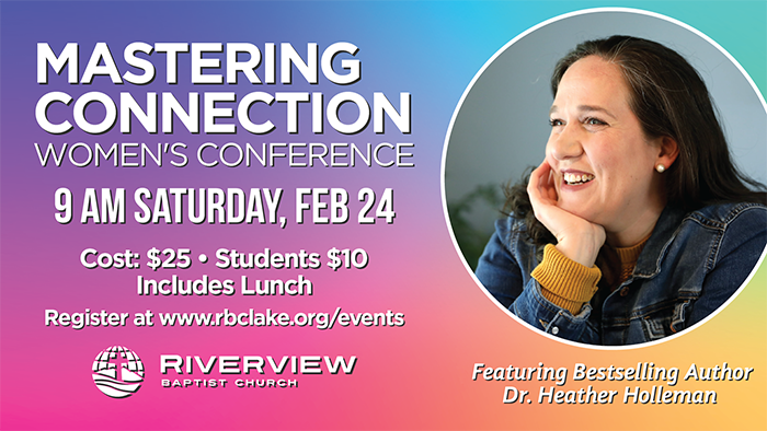 Mastering Connection: A Women's Conference featuring Heather Holleman logo