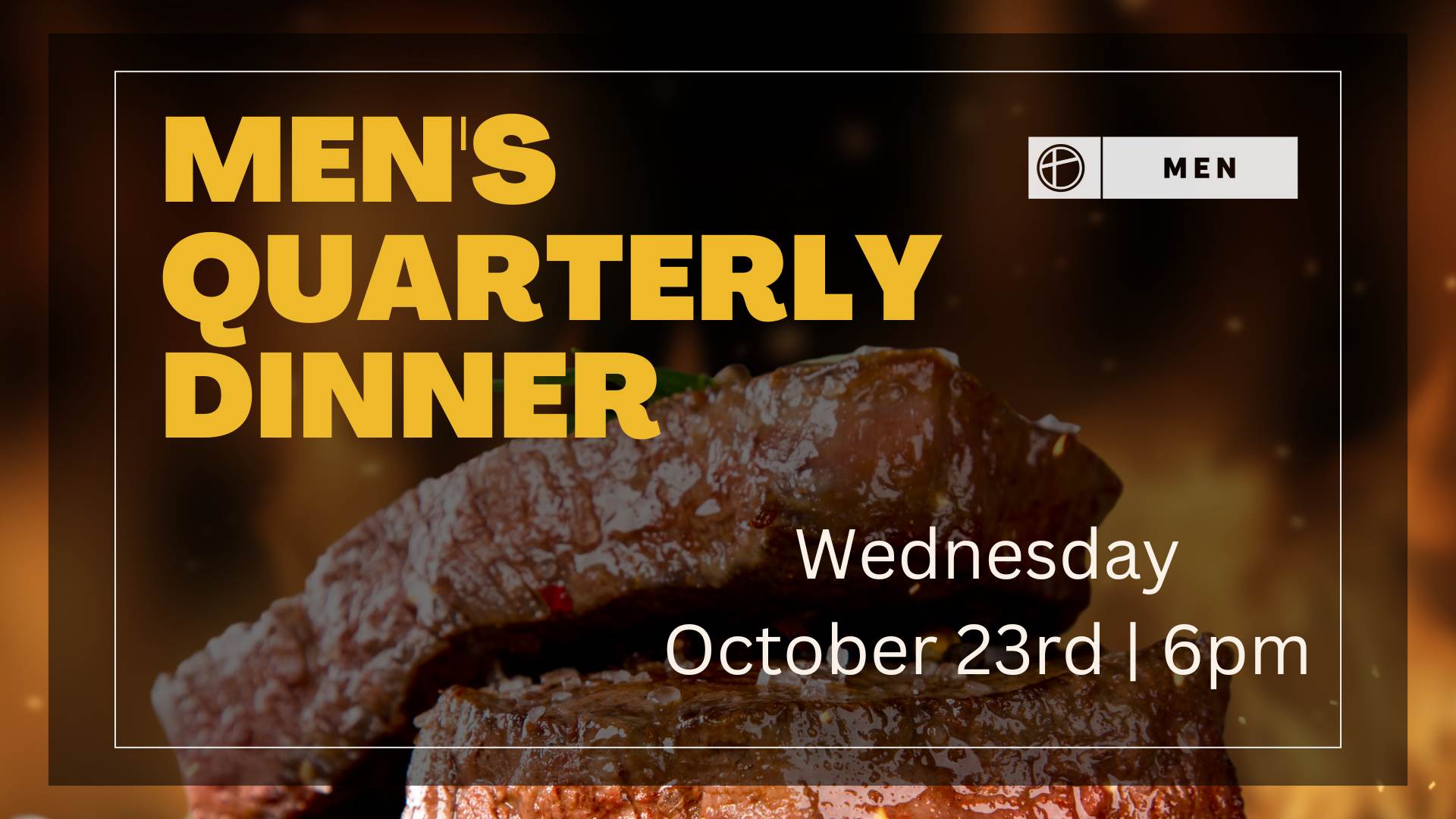 Men's Quarterly Dinner - October 2024 logo