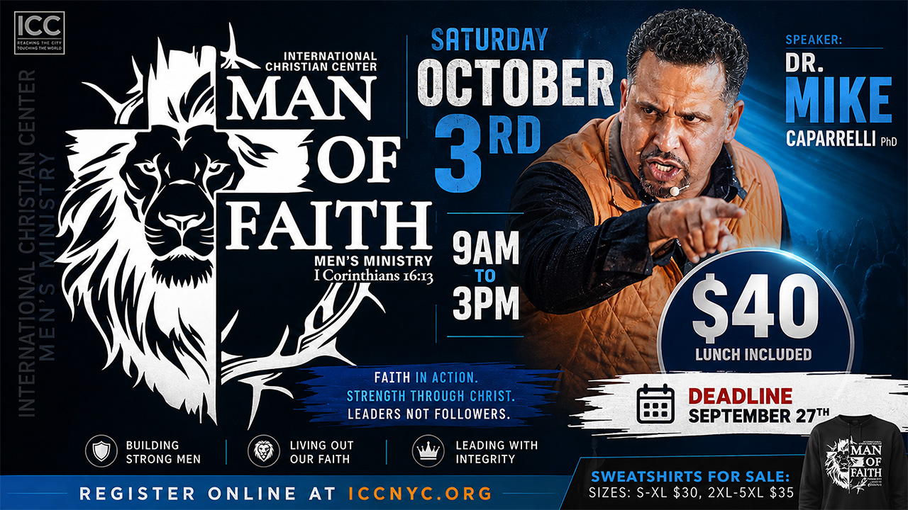 ICC Men's Ministry - Man of Faith logo