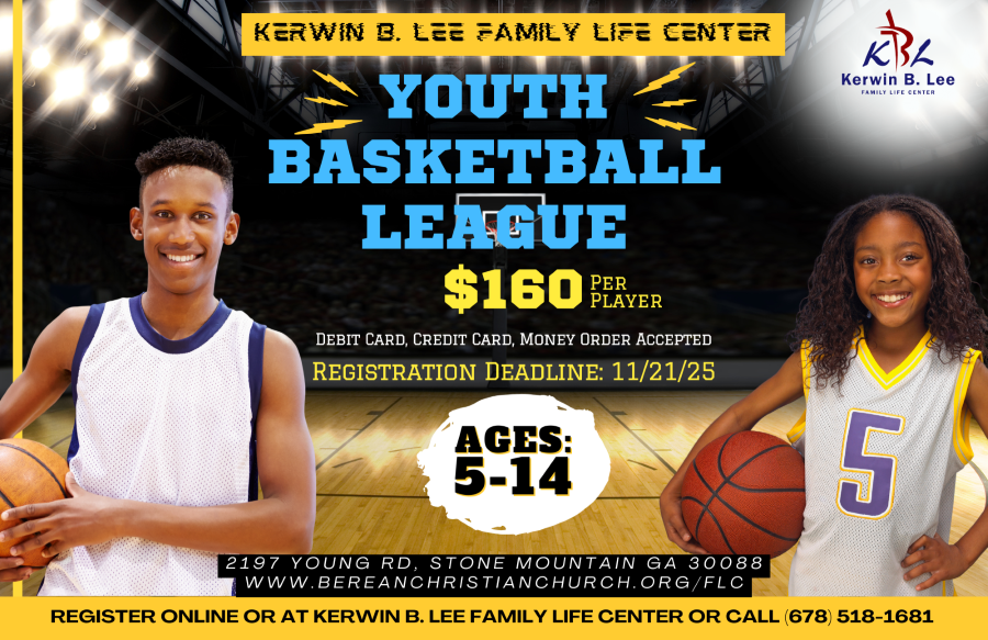 FLC -2025 Youth Basketball Registration logo