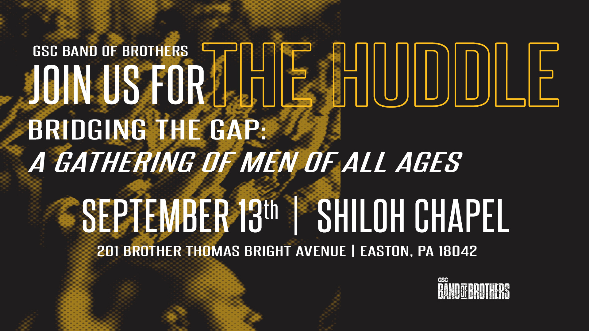 The 'Huddle' - Bridging the Gap logo