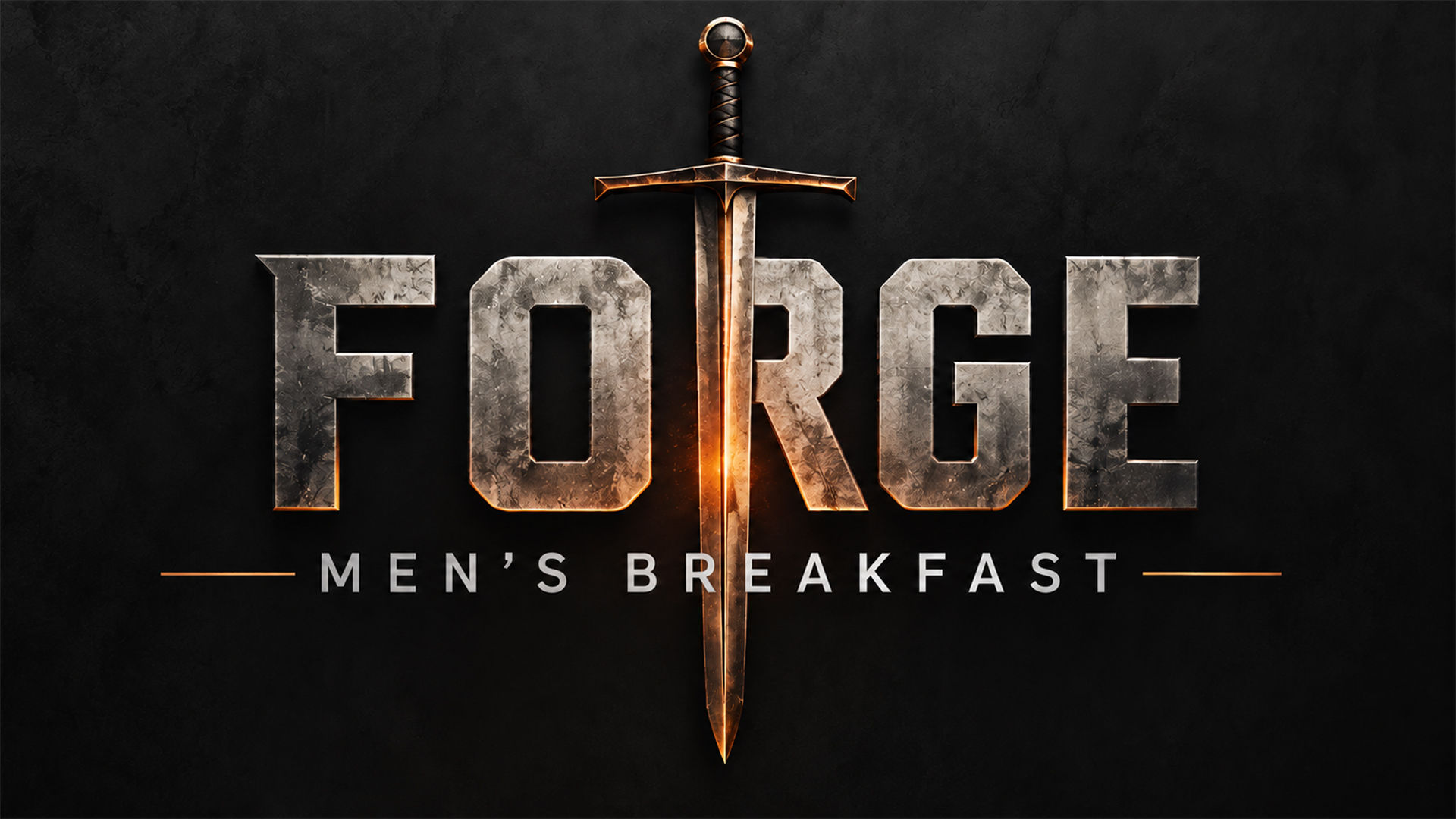 The Forge Men's Breakfast logo