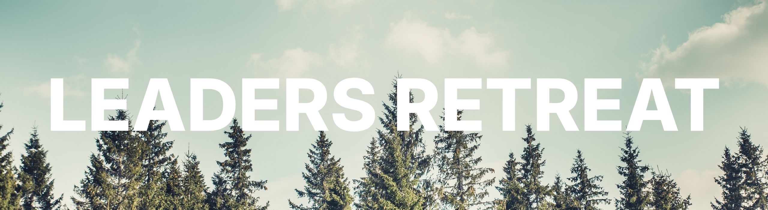 Waters Youth Leaders Retreat 2026 logo