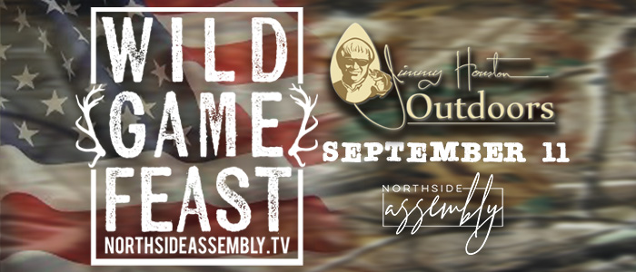 WILD GAME FEAST 21 // Jimmy Houston Outdoors logo
