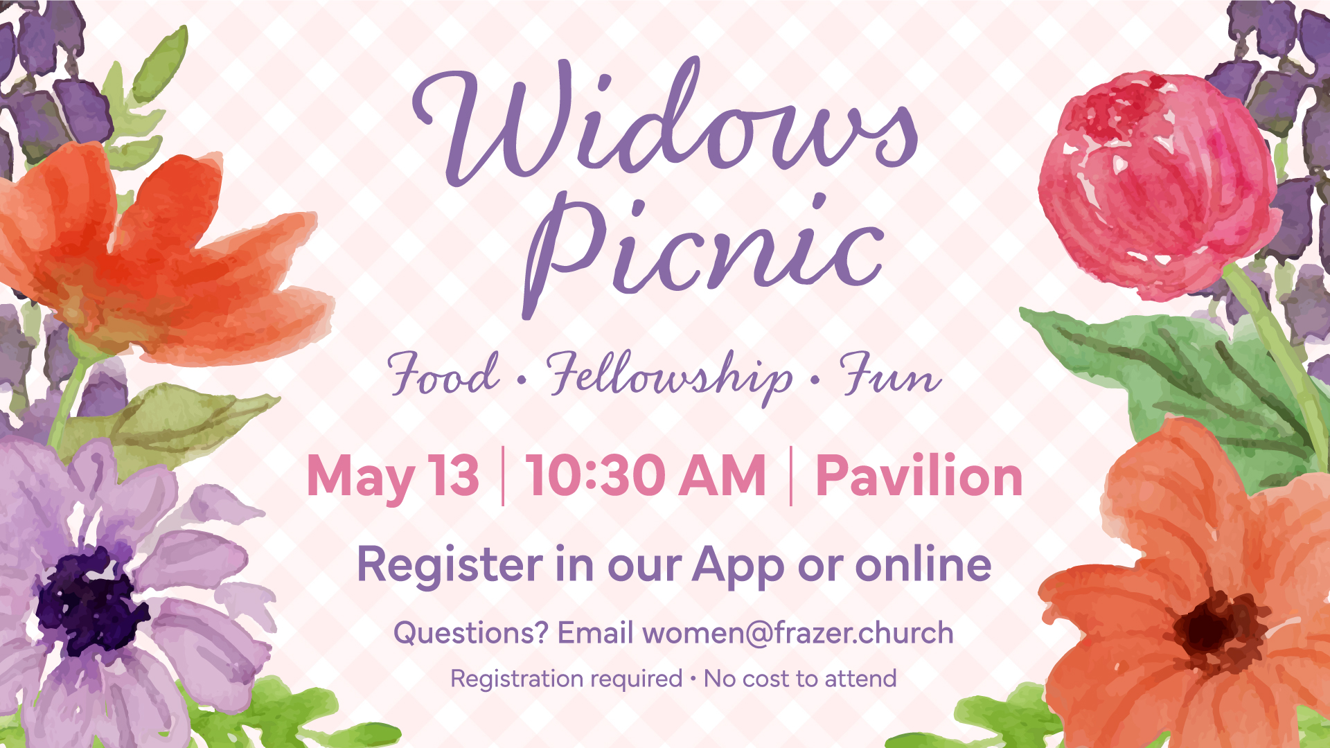 2026 Widows Picnic logo