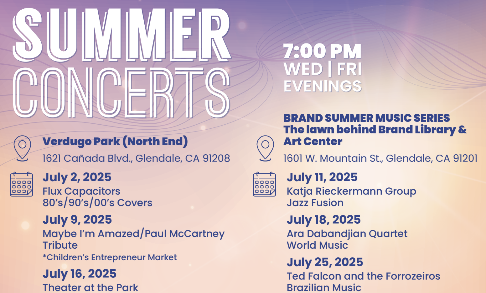 Jazz Fusion Band - Brand Park, Glendale logo