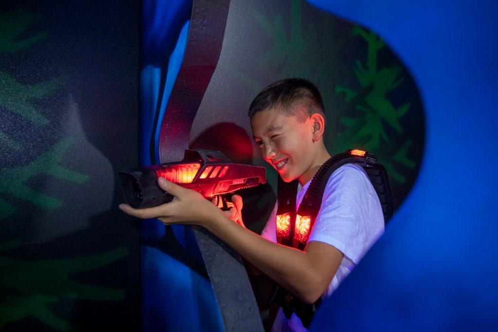Laser Tag - August 12, 2025.     6:00 - 8:00 PM.  $25 logo