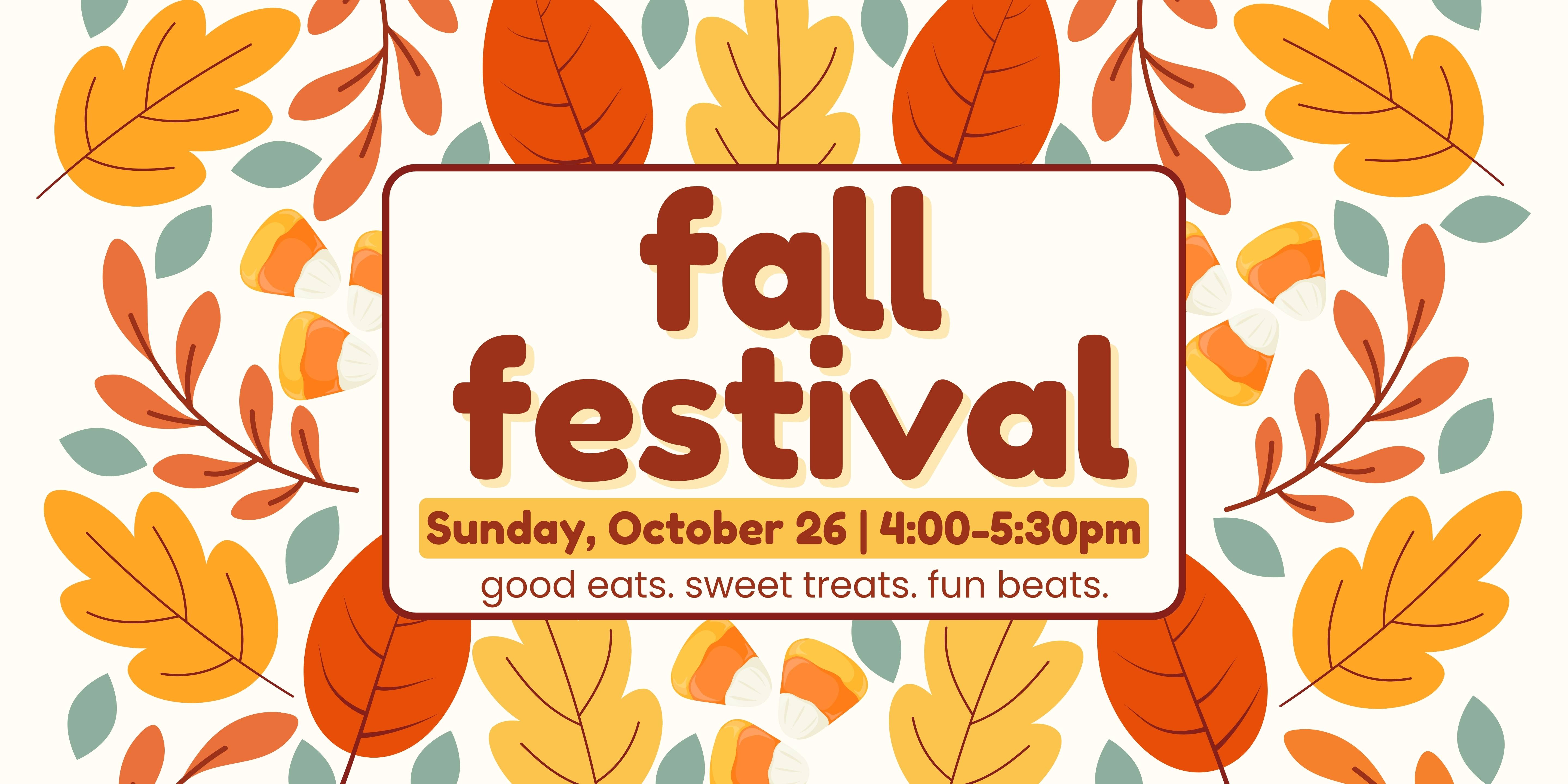 Fall Festival 2025- volunteer needs logo