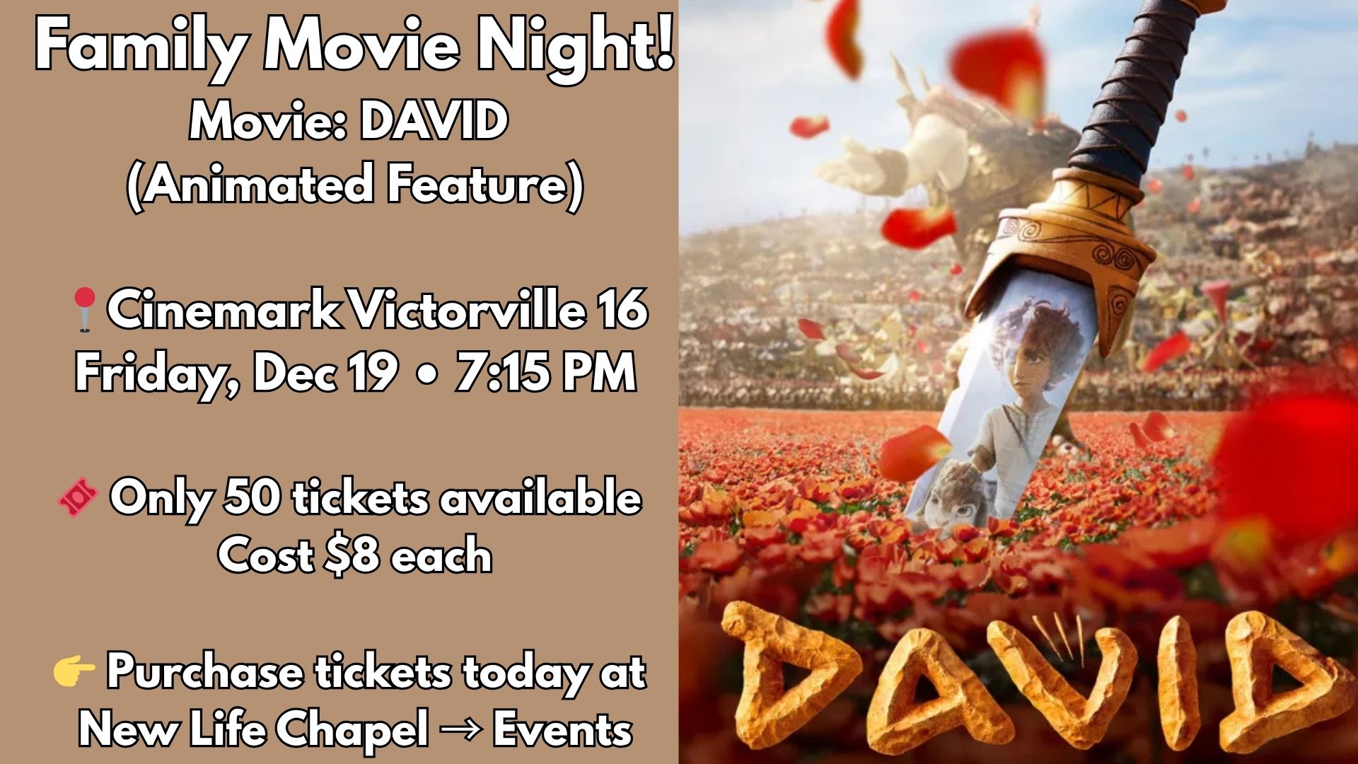 David Family Movie Night logo