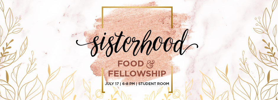Sisterhood:  Food and Fellowship logo