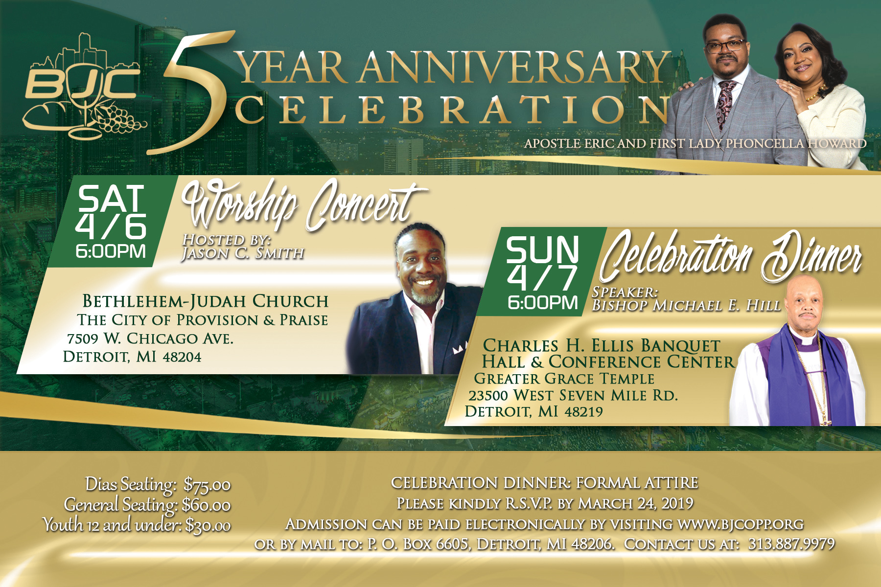 Bethlehem-Judah Church - 5 Year Anniversary Celebration Dinner logo