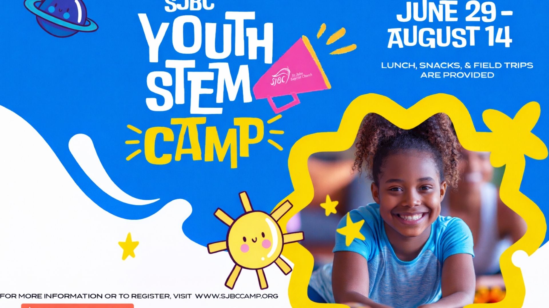 2026 SJBC Youth Summer STEM Camp logo