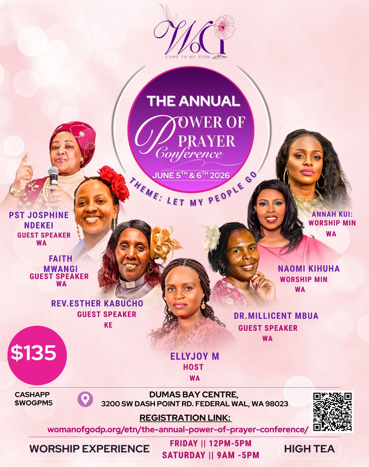 The Annual Power of Prayer Conference logo