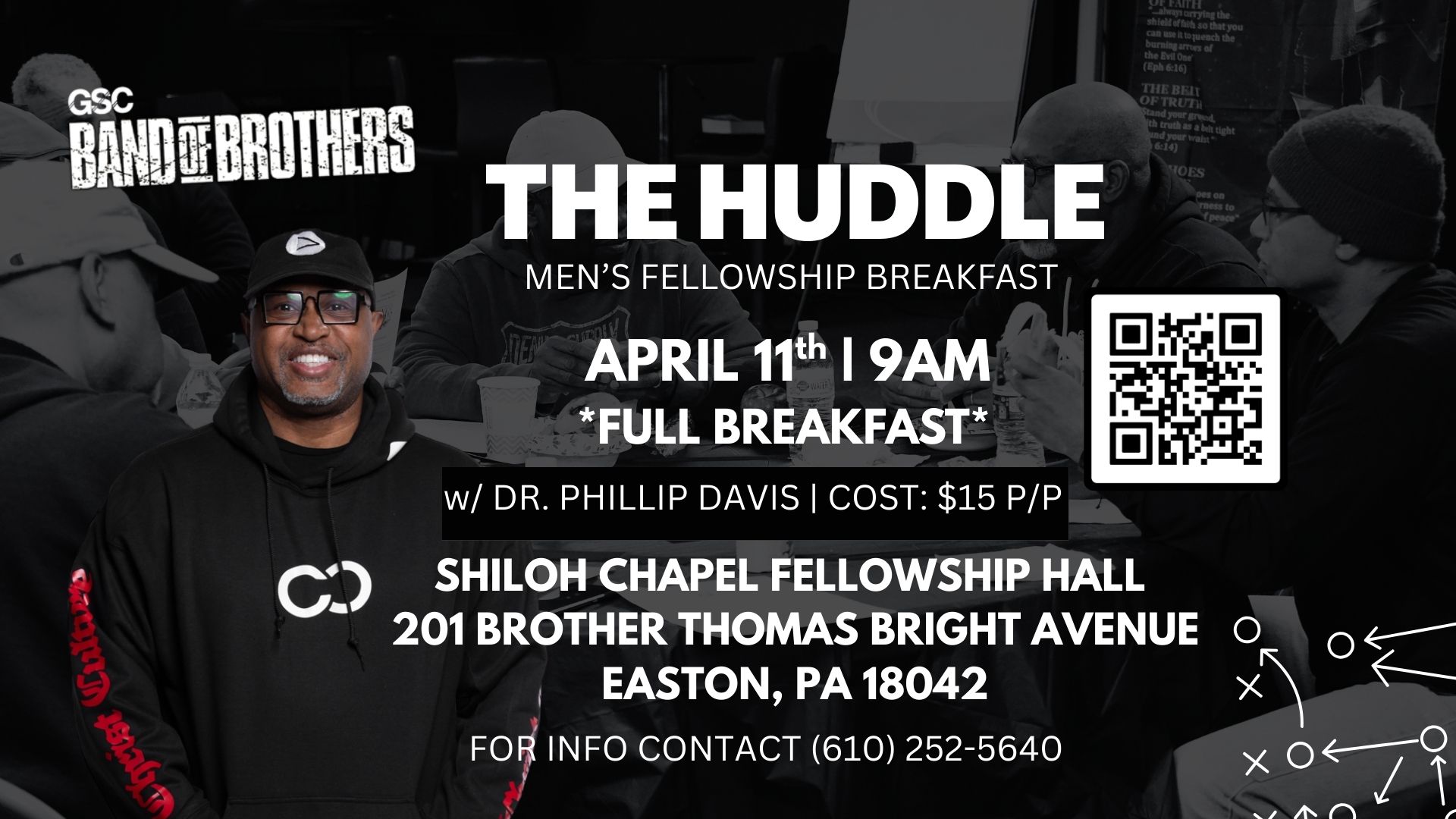 The 'Huddle' Men's Full Breakfast logo