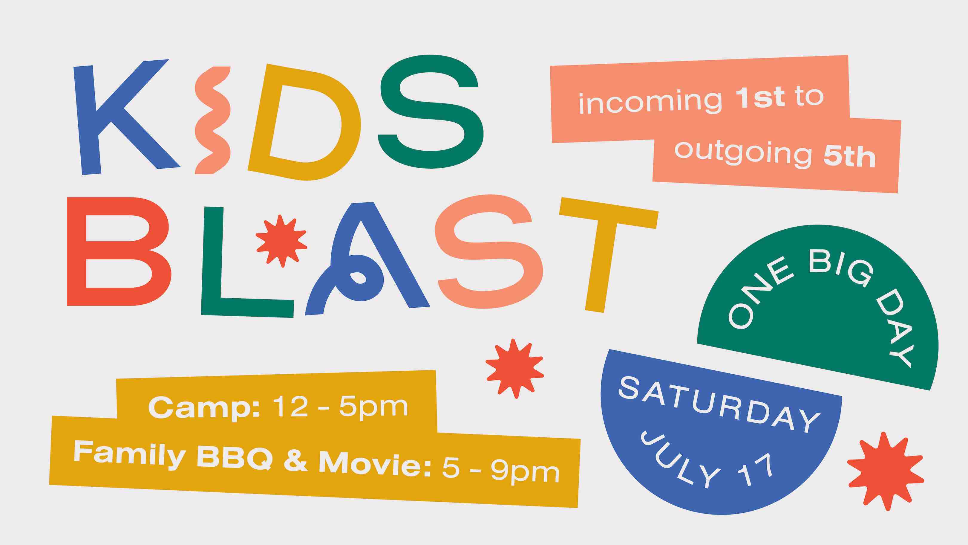 Kids Blast 2021- One Day logo