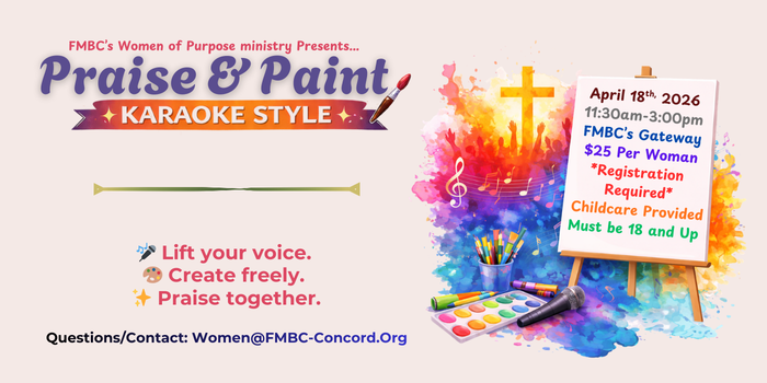 Karaoke Praise & Paint logo