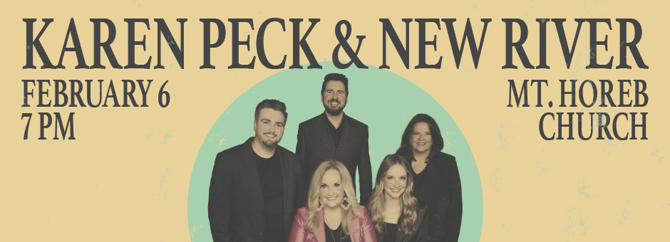 Karen Peck & New River Concert logo