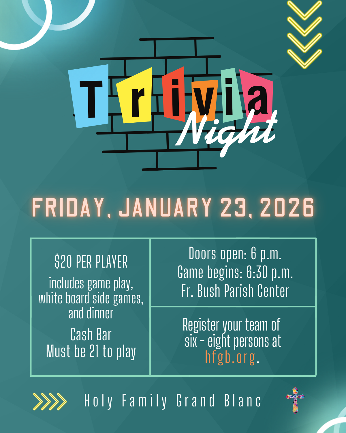 Trivia Night | Winter Edition '26 logo