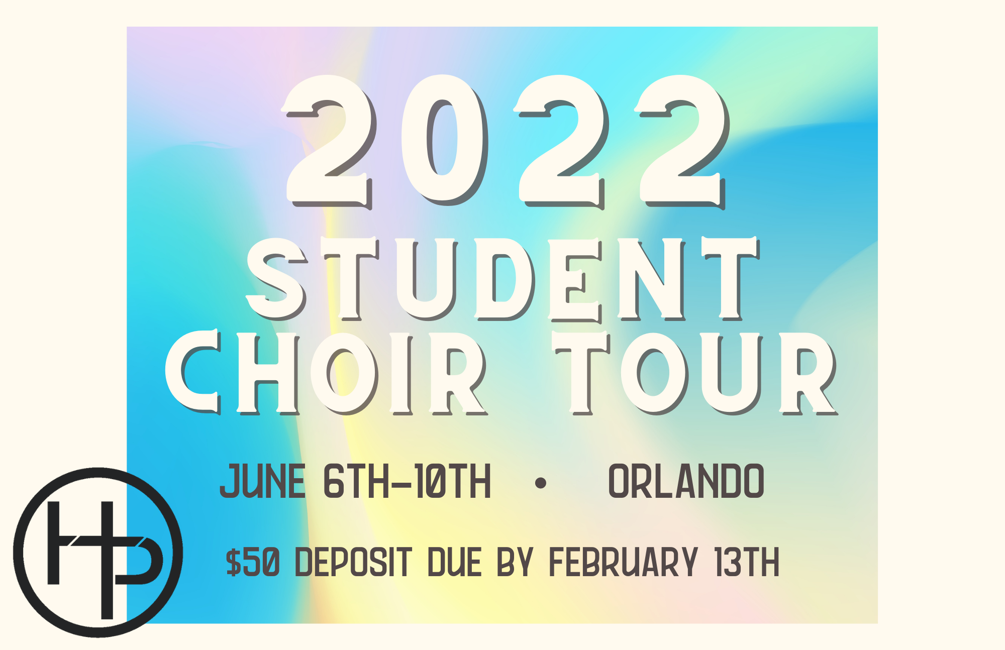 Student Choir Tour 2022 logo