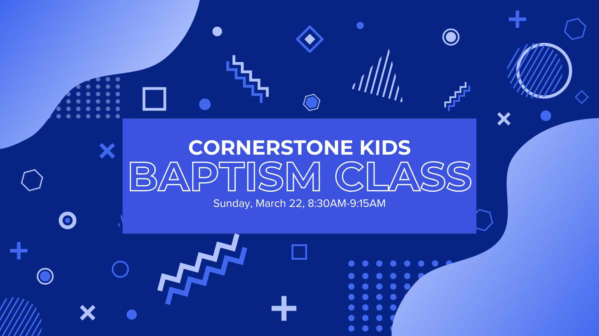 Kids Baptism Class Spring logo