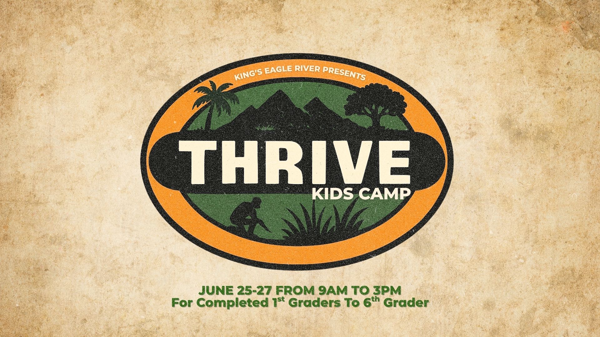 King's Kids Eagle River: Thrive Kids Camp logo