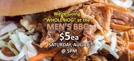 Men's BBQ - Aug 26 logo