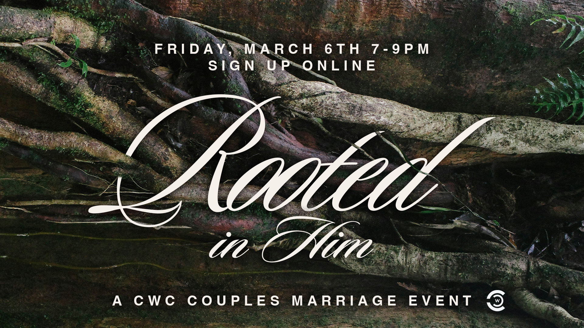 CWC Couples: Rooted in Him logo