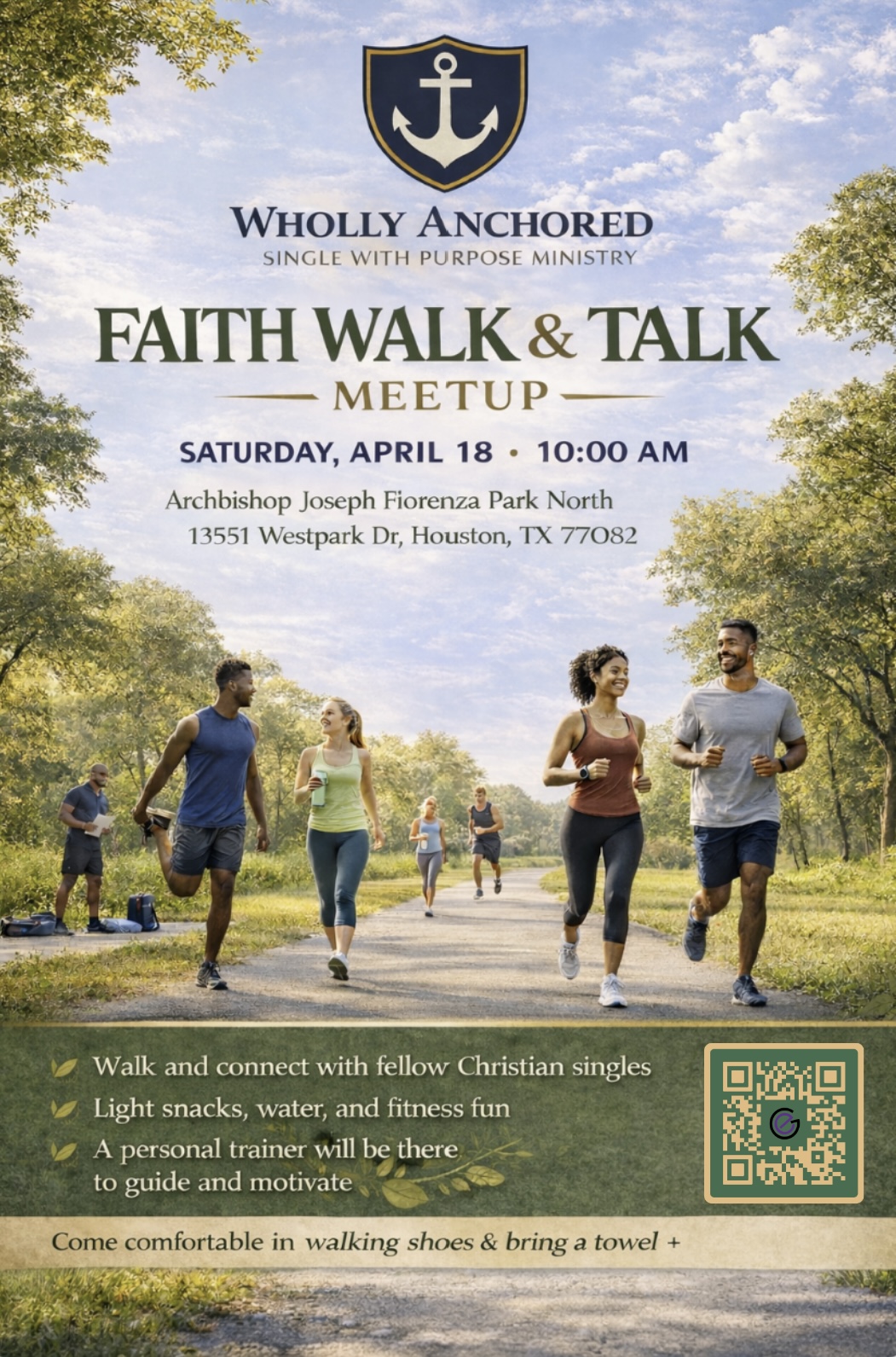 Faith Walk & Talk - Singles Ministry logo