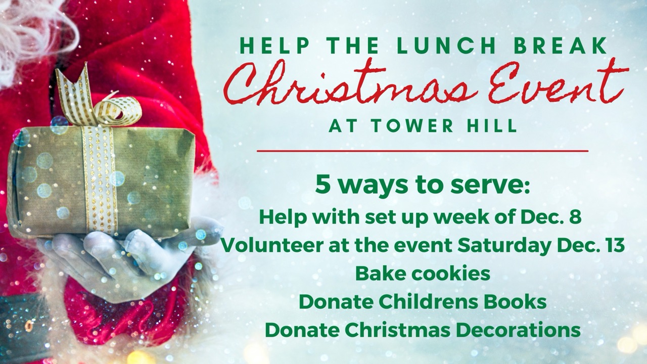 Lunch Break Christmas Volunteers 2025 logo