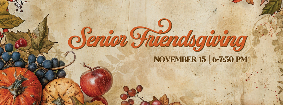Senior Friendsgiving 2025 logo